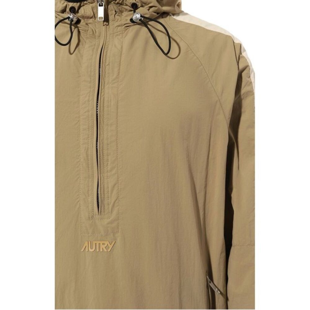 Autry Beige Nylon Shell Men's Jacket - Picture 3 of 3